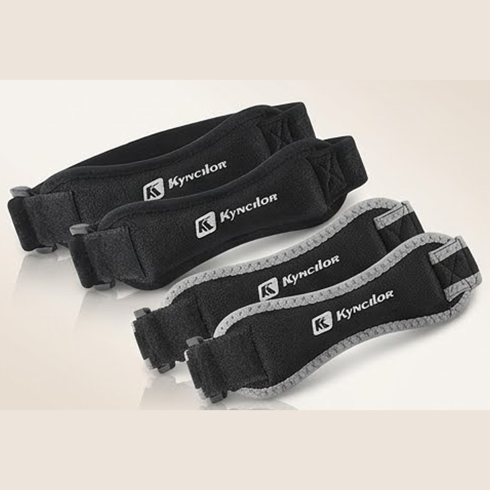 Knee Brace Badminton - حزام حماية الرضفة الرياضي (قطعتان) لكرة