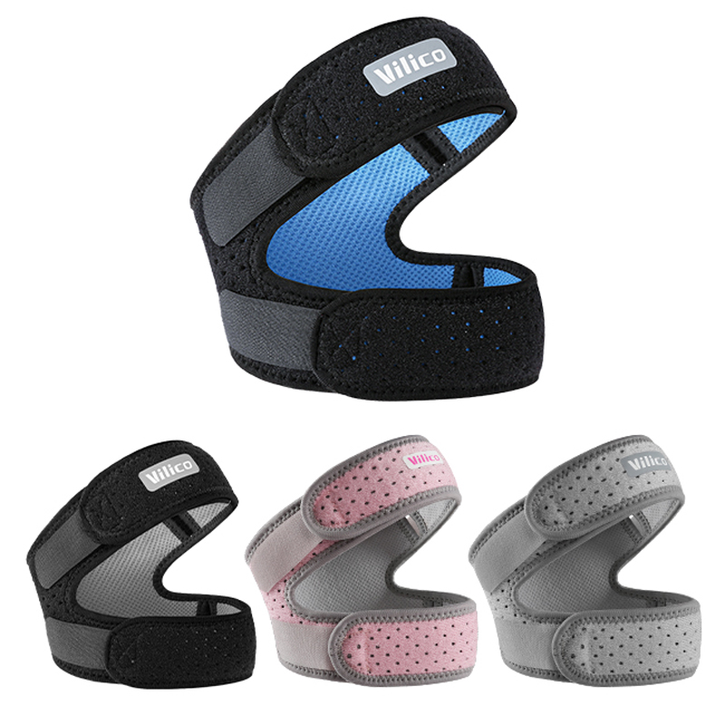 Knee Brace Badminton - واقي ركبة مضغوط مرن مع فتحة