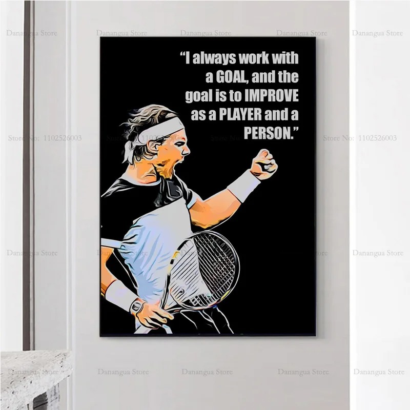 رافائيل اقتباسات جديدة نادالز  - مراجعة Badminton Poster وسعره
