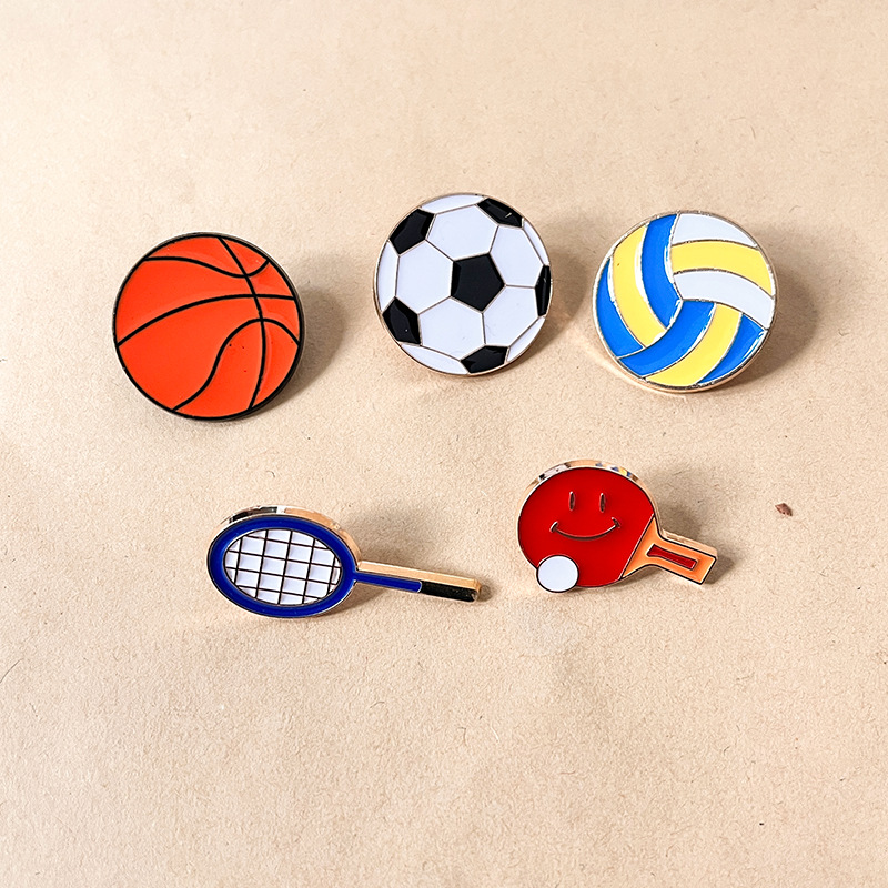 مجموعة دبابيس كرة رياضية كرتون - مراجعة Badminton Icon وسعره