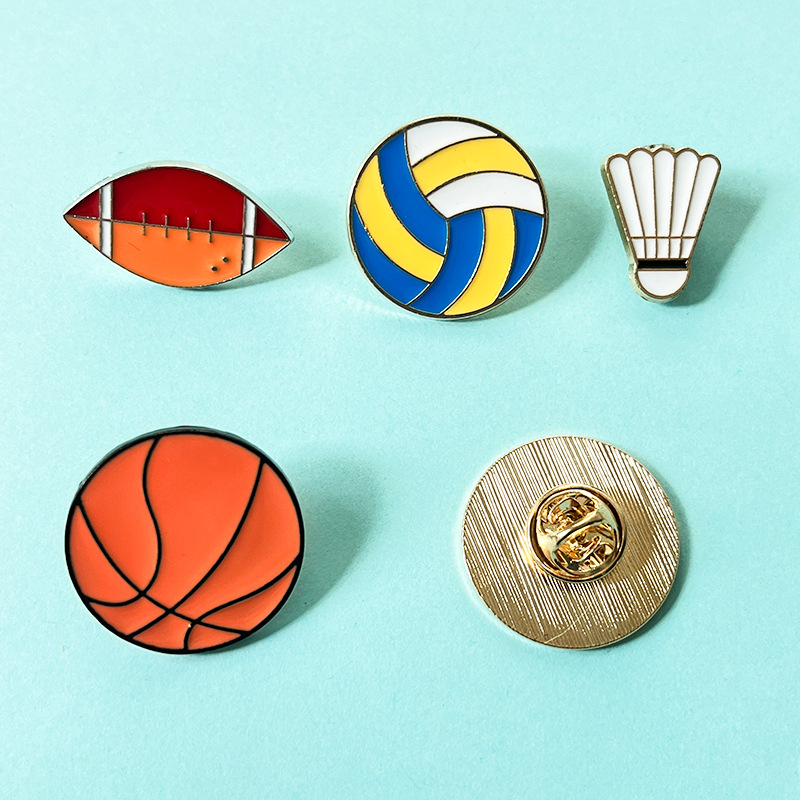 مجموعة دبابيس كرة رياضية كرتون - مراجعة Badminton Icon وسعره