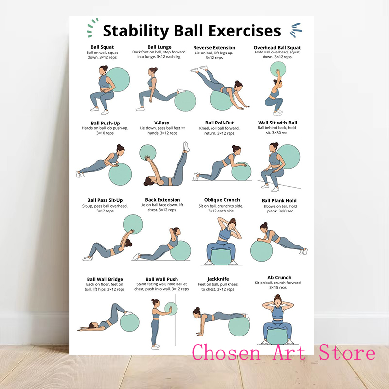 اللياقة البدنية ممارسة الجدول  - مراجعة Badminton Poster وسعره
