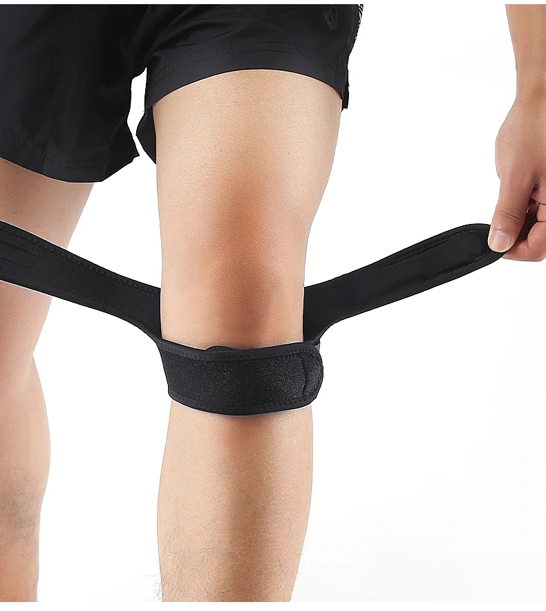 واقي ركبة مضغوط مرن بفتحة للرك - مراجعة Knee Brace Badminton وسعره