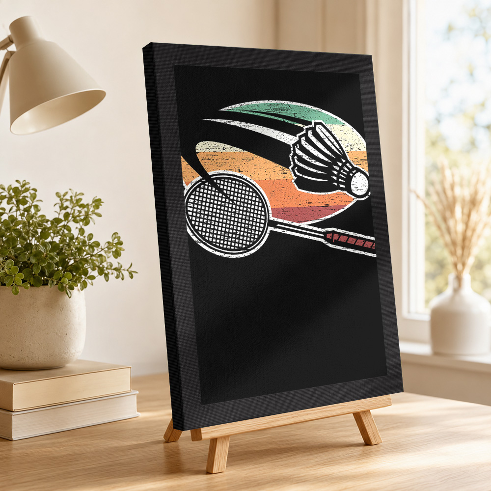 لوحة قماشية لرياضة الريشة الطا - مراجعة Badminton Poster وسعره