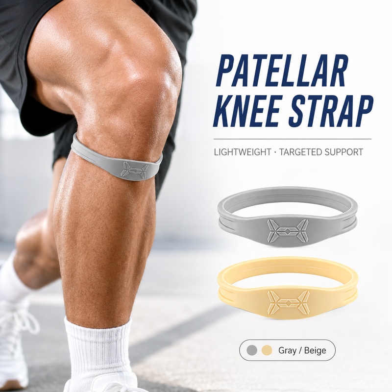 حزام الركبة مع وسادة ضغط مرنة  - مراجعة Knee Brace Badminton وسعره