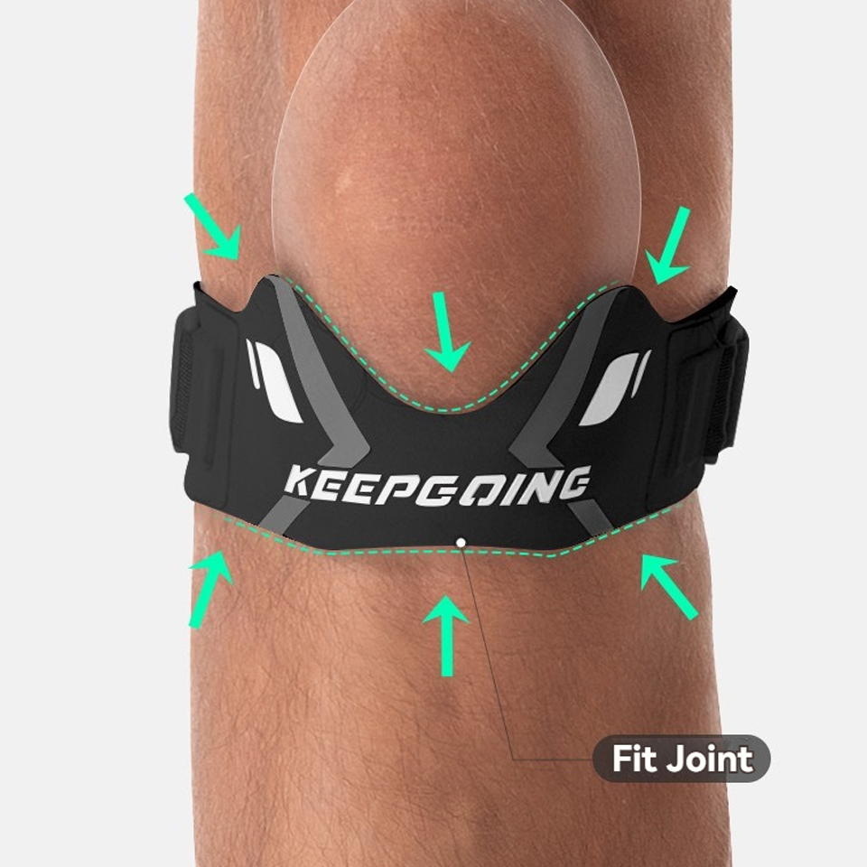 GTUBIKE 1 قطعة الرضفة الفرقة ح - مراجعة Knee Brace Badminton وسعره