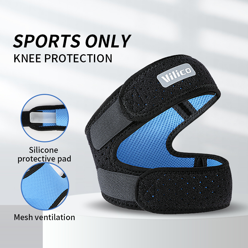 واقي ركبة مضغوط مرن مع فتحة لل - مراجعة Knee Brace Badminton وسعره