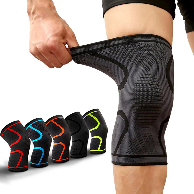 دعامة ركبة مرنة للرجال مصنوعة  - مراجعة Knee Brace Badminton وسعره