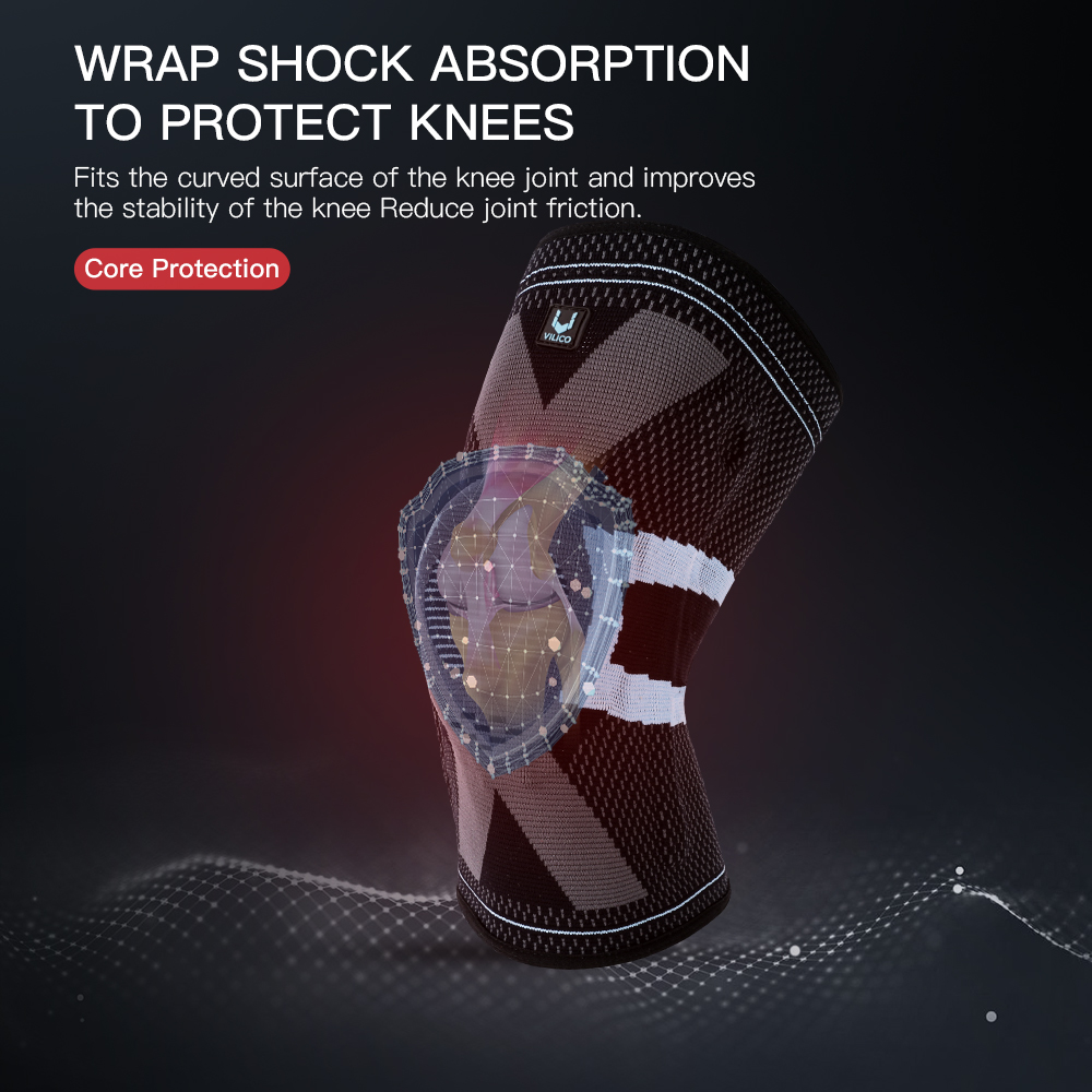Vilico اللياقة البدنية منصات ا - مراجعة Knee Brace Badminton وسعره